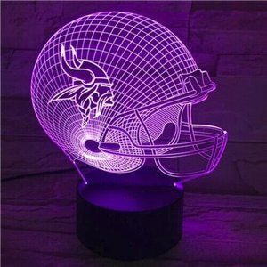 NFL Minnesota Vikings Football 3D Light